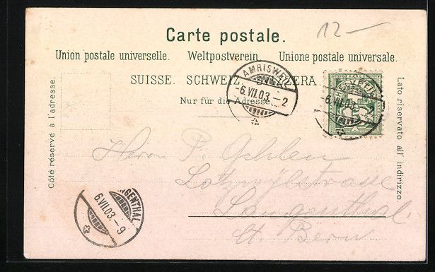 Cartoline postali: AK Gesellschaft in Appenzeller-Trachten – Usato da Berlin venduto da bartko-reher 1