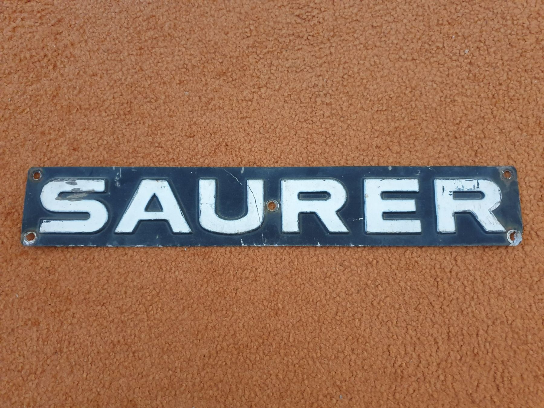 Saurer Insegne: Schild SAURER – Usato da Mörschwil venduto da spirspi