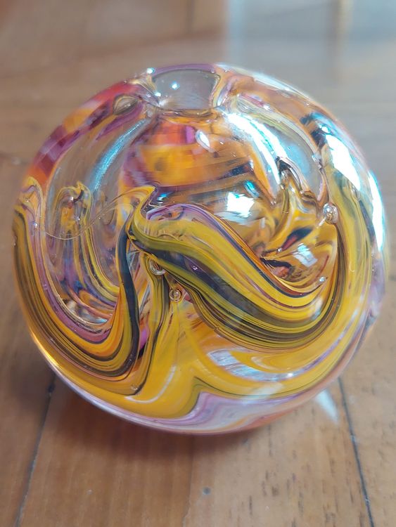 Kleurrijke boom glas hanger ketting met keuze uit kleur van het randje