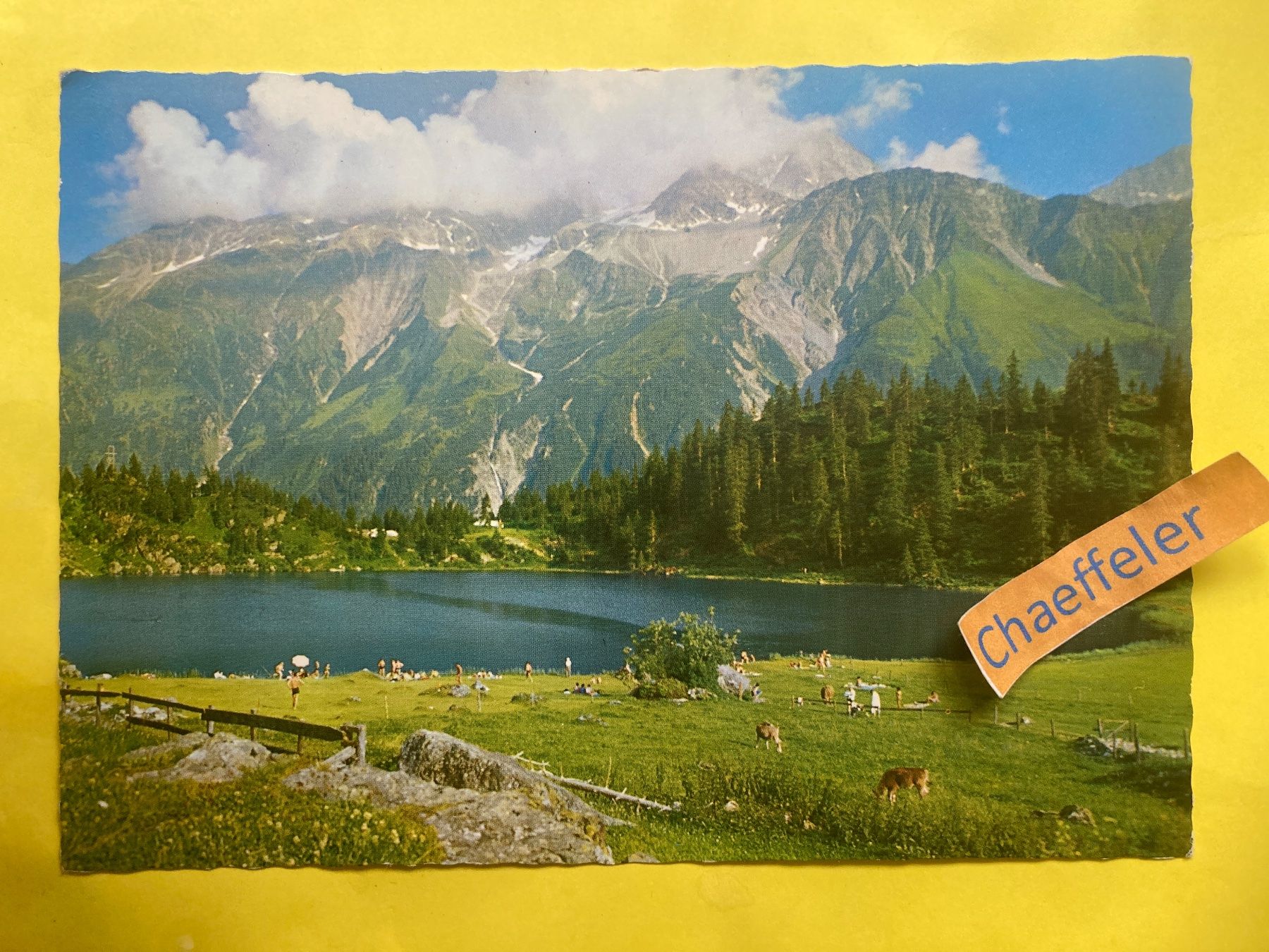 Cartoline postali: 1984 Golzersee – Usato da Zürich venduto da Chaeffeler