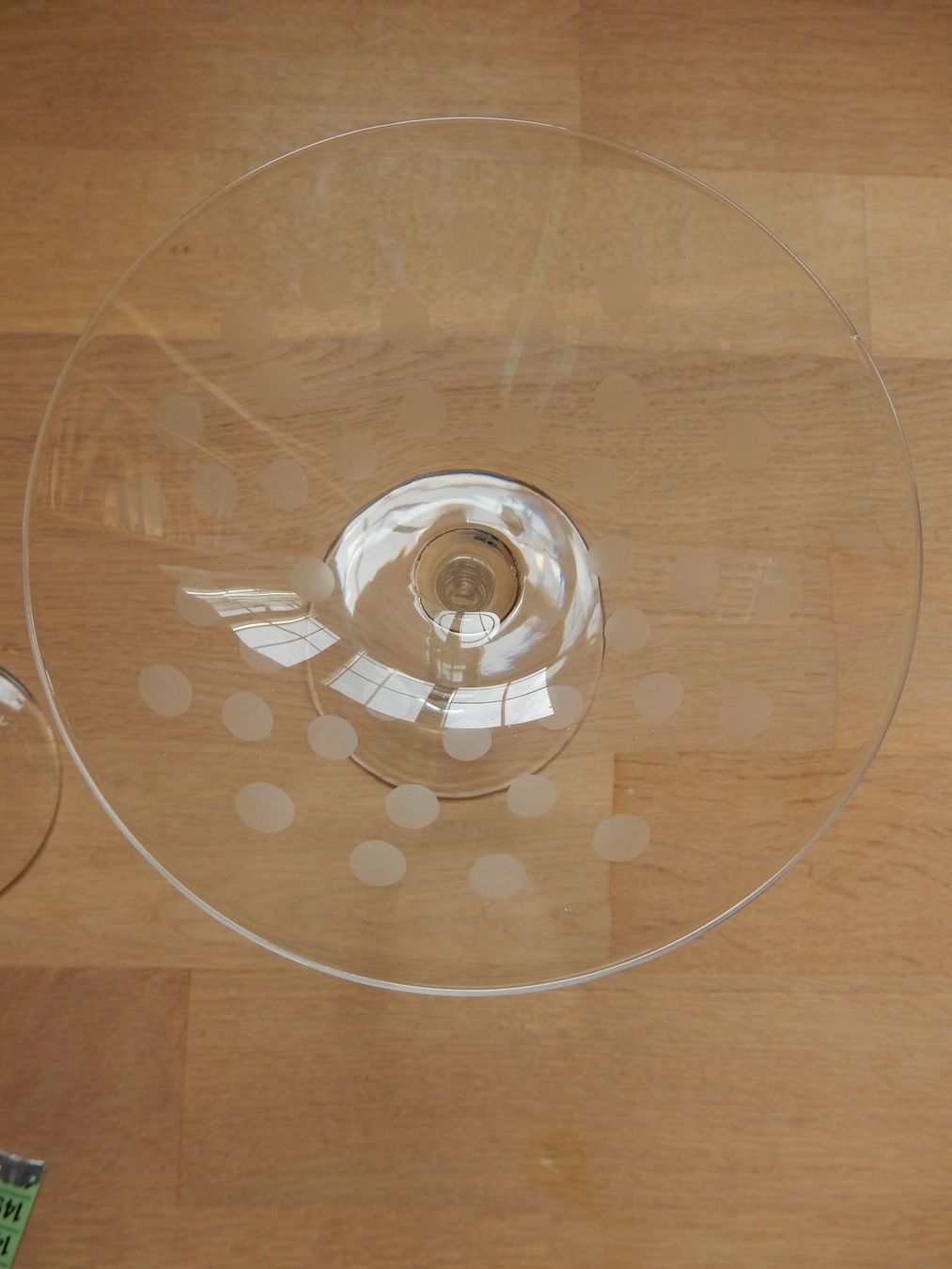 Ikea Bicchieri: 2 Gläser - Cocktailgläser mit Punkten von ikea Glas – Difettoso da Jona venduto da simongarden 4