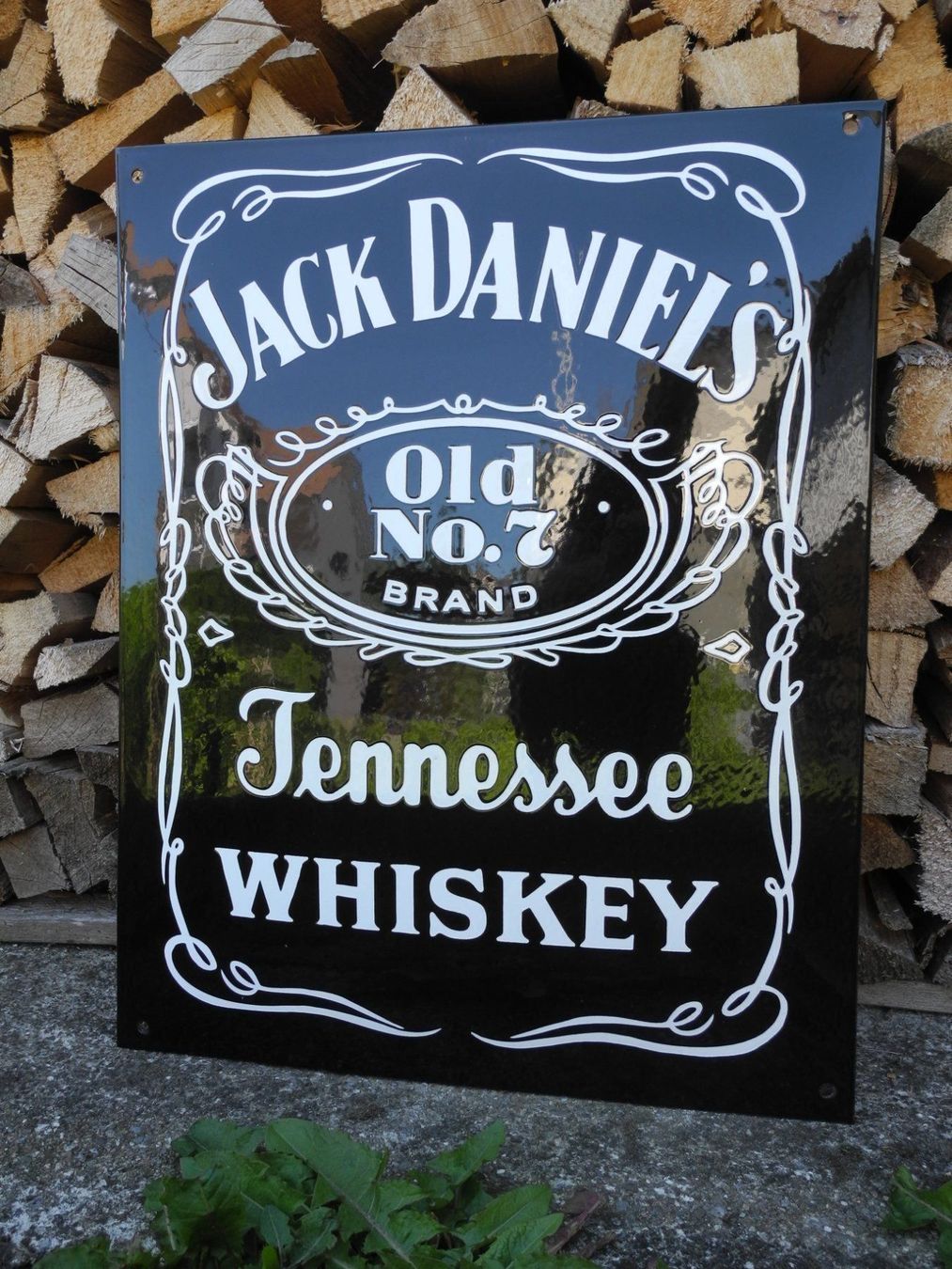 Jack Daniels Schilder: JACK DANIELS EMAILSCHILD – Neu (gemäss Beschreibung) aus Reinach AG von Huckleberrysix 5