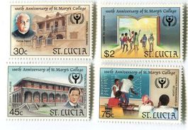Briefmarken "Saint Mary’s College". St. Lucia.