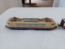 Modelleisenbahn Konvolut Lokomotive, Waggons, Rangierlok