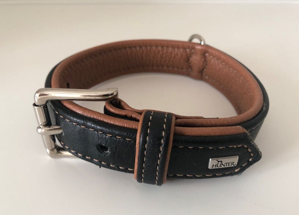 UrbanPup Hunde Halsband Leder Mit Strass: Knochenanhänger, Verstellbar – Stylisch Für Kleine Bis Mittlere Hunde