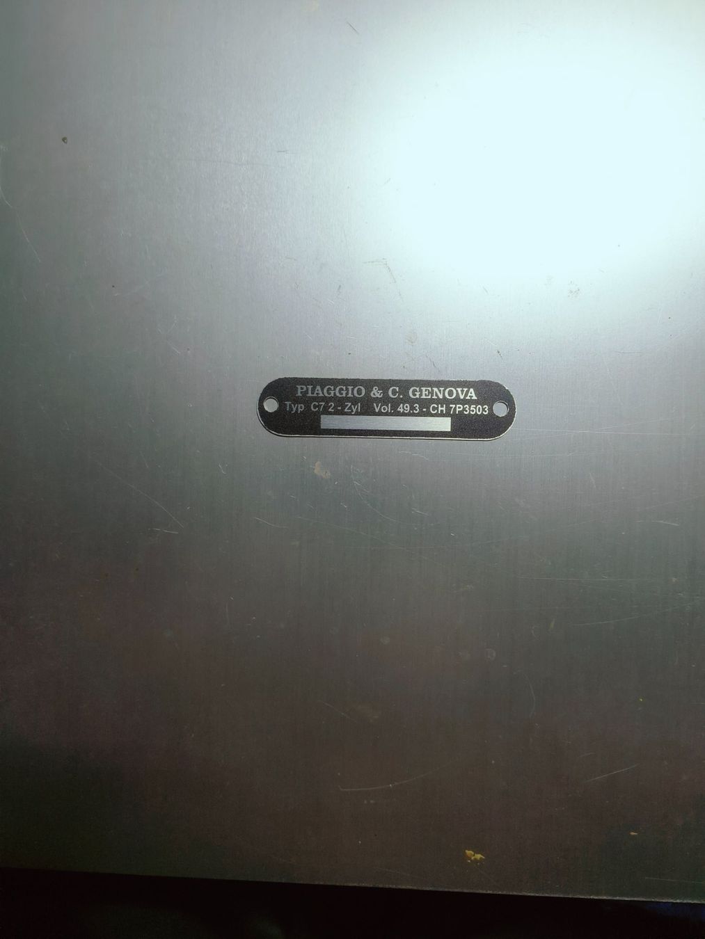 Piaggio Parti ricambio per ciclomotori: Piaggio Typenschild – Usato da Fulenbach venduto da Elektronik
