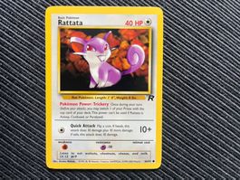 Pokemon Rattata Non Holo Team Rocket near Mint