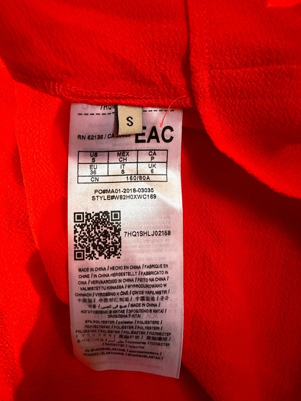 Guess Top: Top rouge Guess – Nuovo e nell'imballaggio originale da Bernex venduto da euma1976 1
