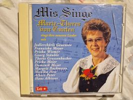 Marie Theres Von Gunten: Mis Singe, Vergriffen!
