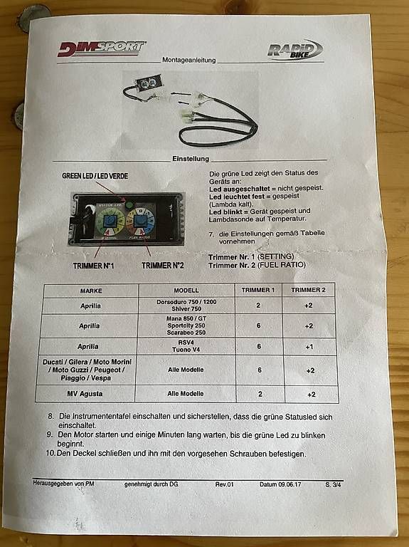 Componenti elettronici: Rapid Bike Control-Einheit mit Easy Verkabelung. – Usato da Herisau venduto da Mostiboy 2