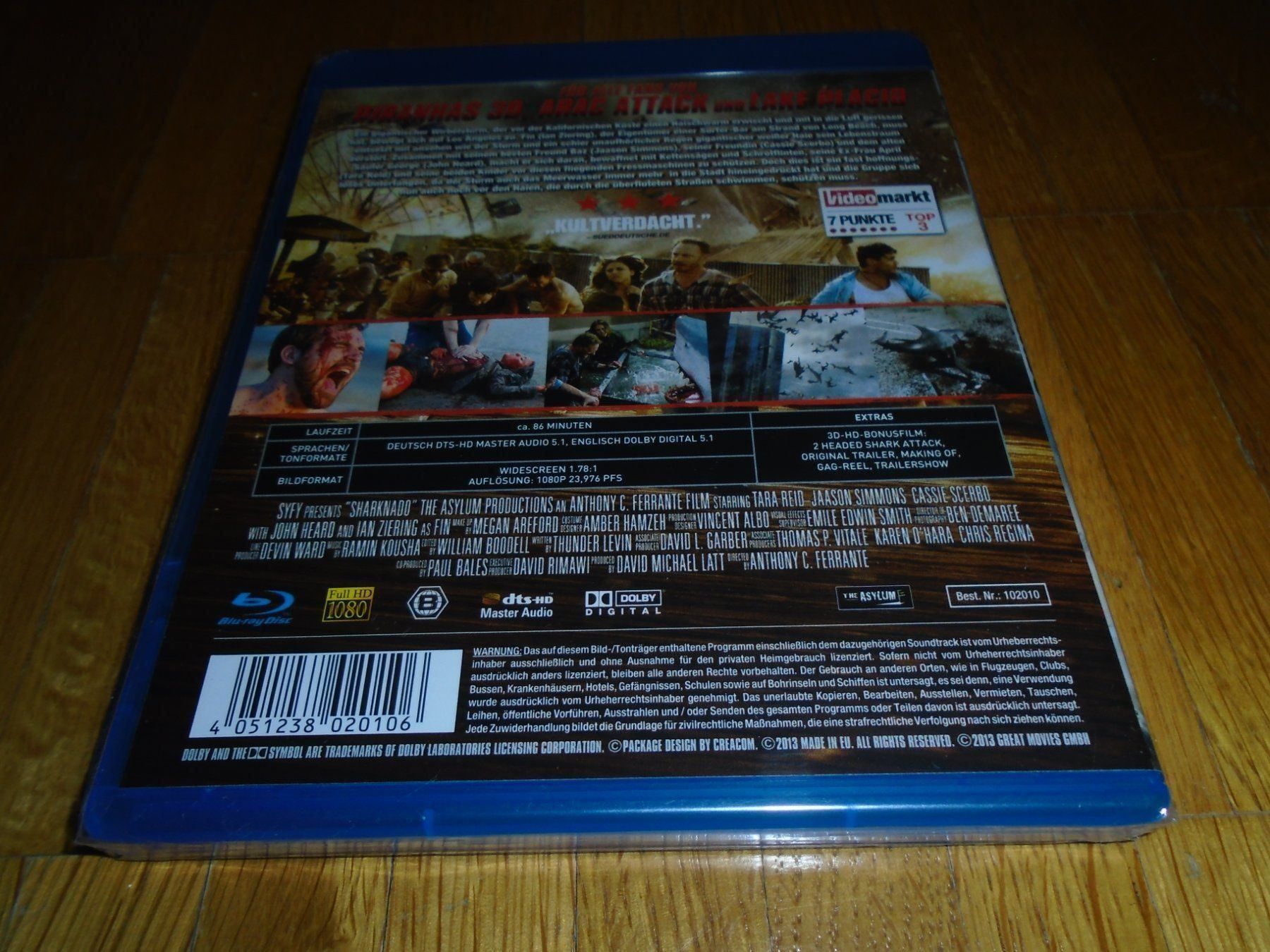 Alle DVDs: Sharknado - Shark Storm - 3D & 2D BLU-RAY - UNCUT – Neu und originalverpackt aus Basel von havsok 1