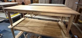 Biedermeier Stil Tisch Schweizer Holz Kirschbaum 230 x 95 cm