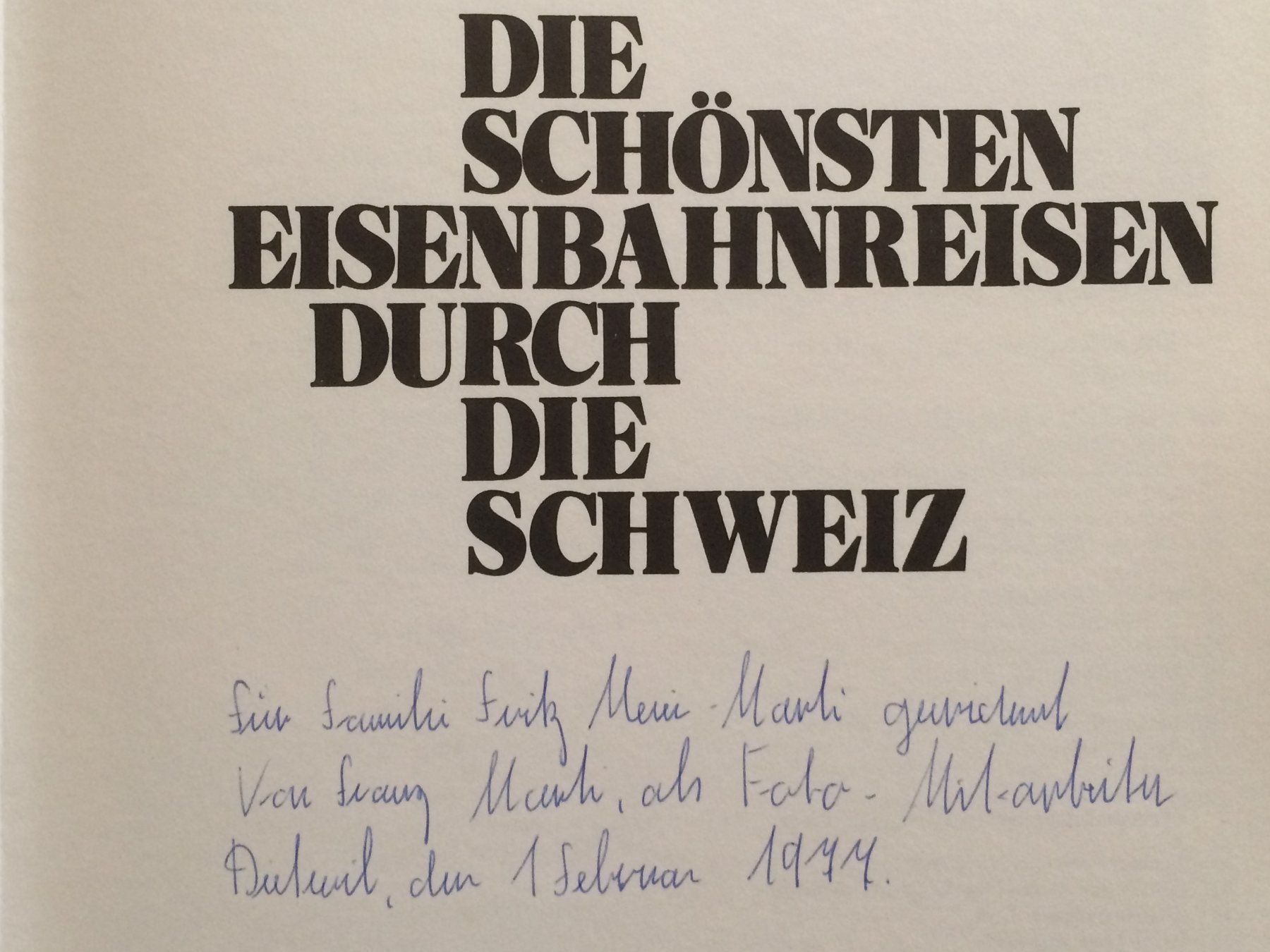 Libri: Eisenbahnreisen durch die Schweiz – Usato da Wattwil venduto da Baschi77 7
