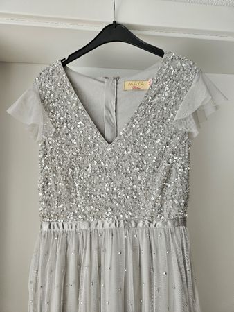 Ballkleid Maya Deluxe Grau Grösse 34