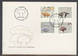 2014, FDC, Dauermarke Pilze (Nr. 1503–1506)
