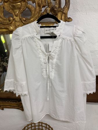MUNTHE Bluse Weiss