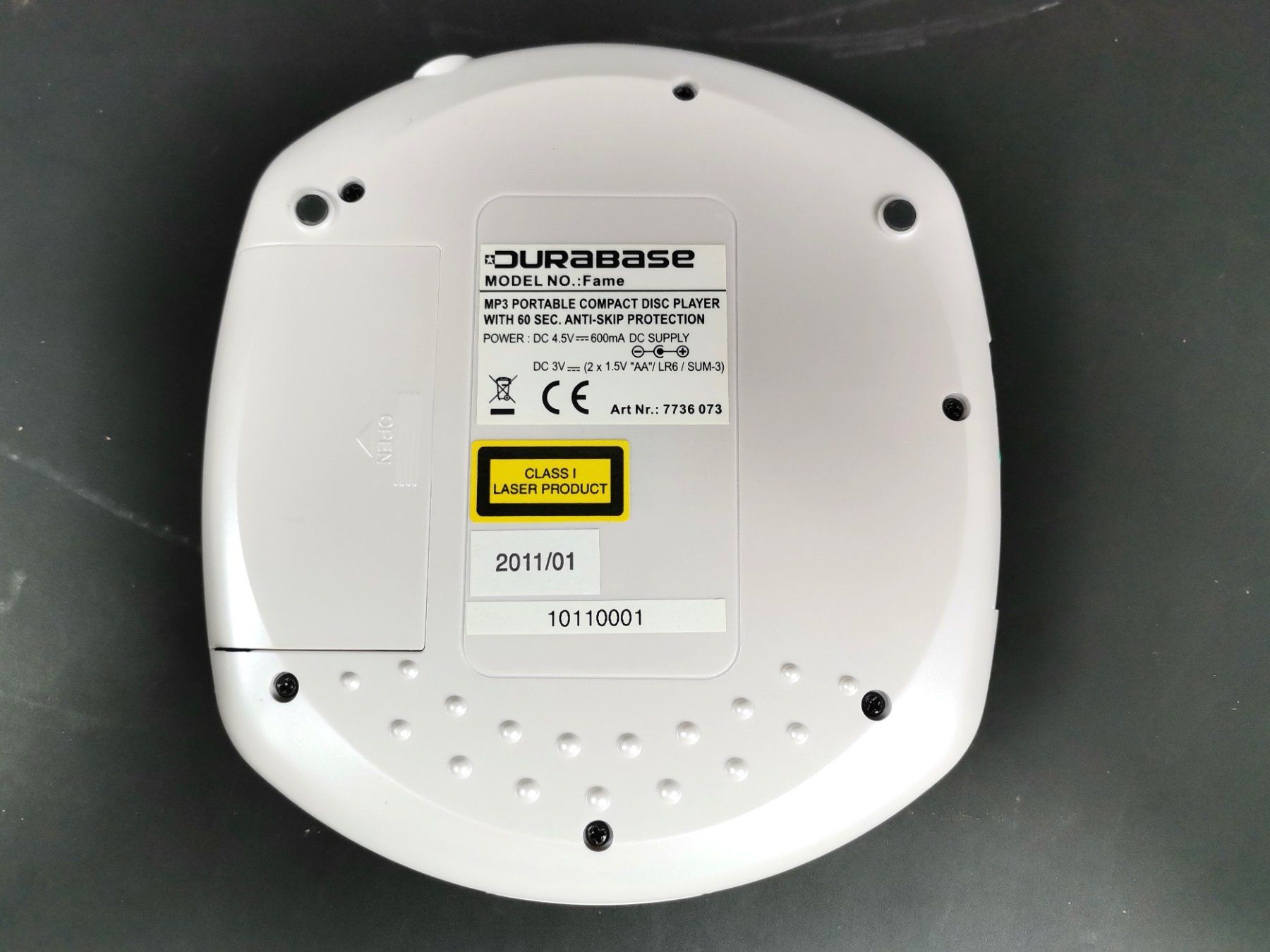 Durabase Tragbarer Mediaplayer: DURABASE Portabler CD-Player – Gebraucht aus Schaffhausen von Restwert_SH 5