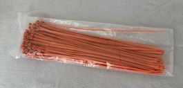 Fluoreszierende Kabelbinder Orange- 100 Stk. L=360mm B=4.8mm