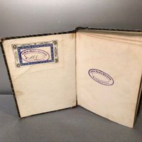 ❗Jetzt = 26.- Fr.!❗2x uralte Bücher 1x 1860 -1x 1874 Flachst
