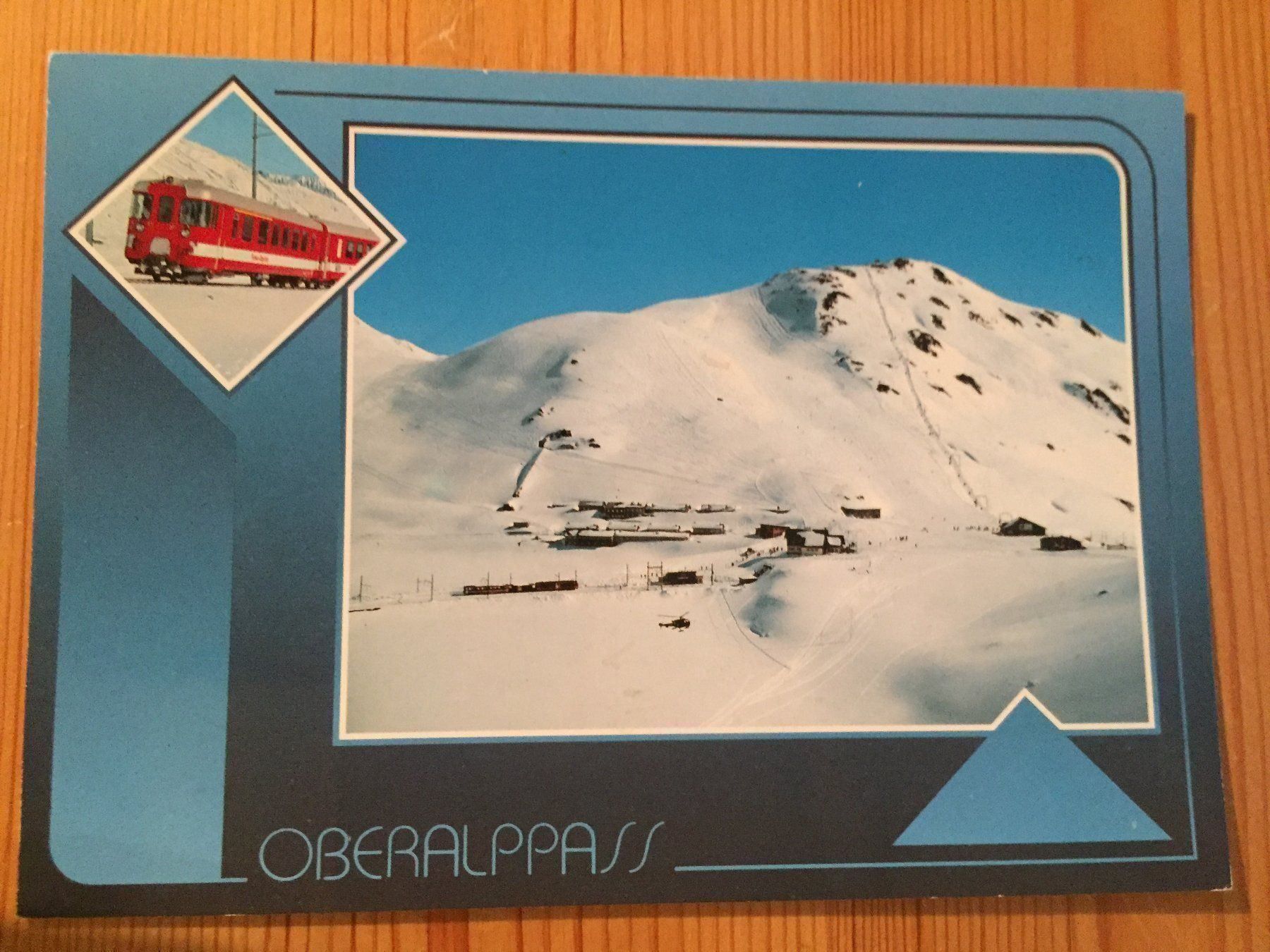 Cartoline postali: Oberalppass mit Calmot - AK 1991 – Usato da Oberuzwil venduto da Henri09
