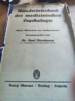Handwörterbuch der medizinischen Psychologie, Birnbaum, 1930
