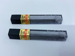 2x Schreibminen Hi-Polymer Super 0.5 mm, 2B - ca. 6.5 cm