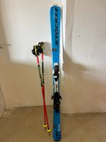 Stöckli Kinderski (150 cm) & Leki Klick-Stöcke (110 cm)