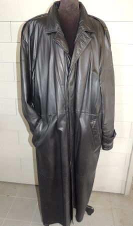 EXKLUSIVER LEDERMANTEL NAPPA-LEDER WARMFUTTER NP 789 CHF XL