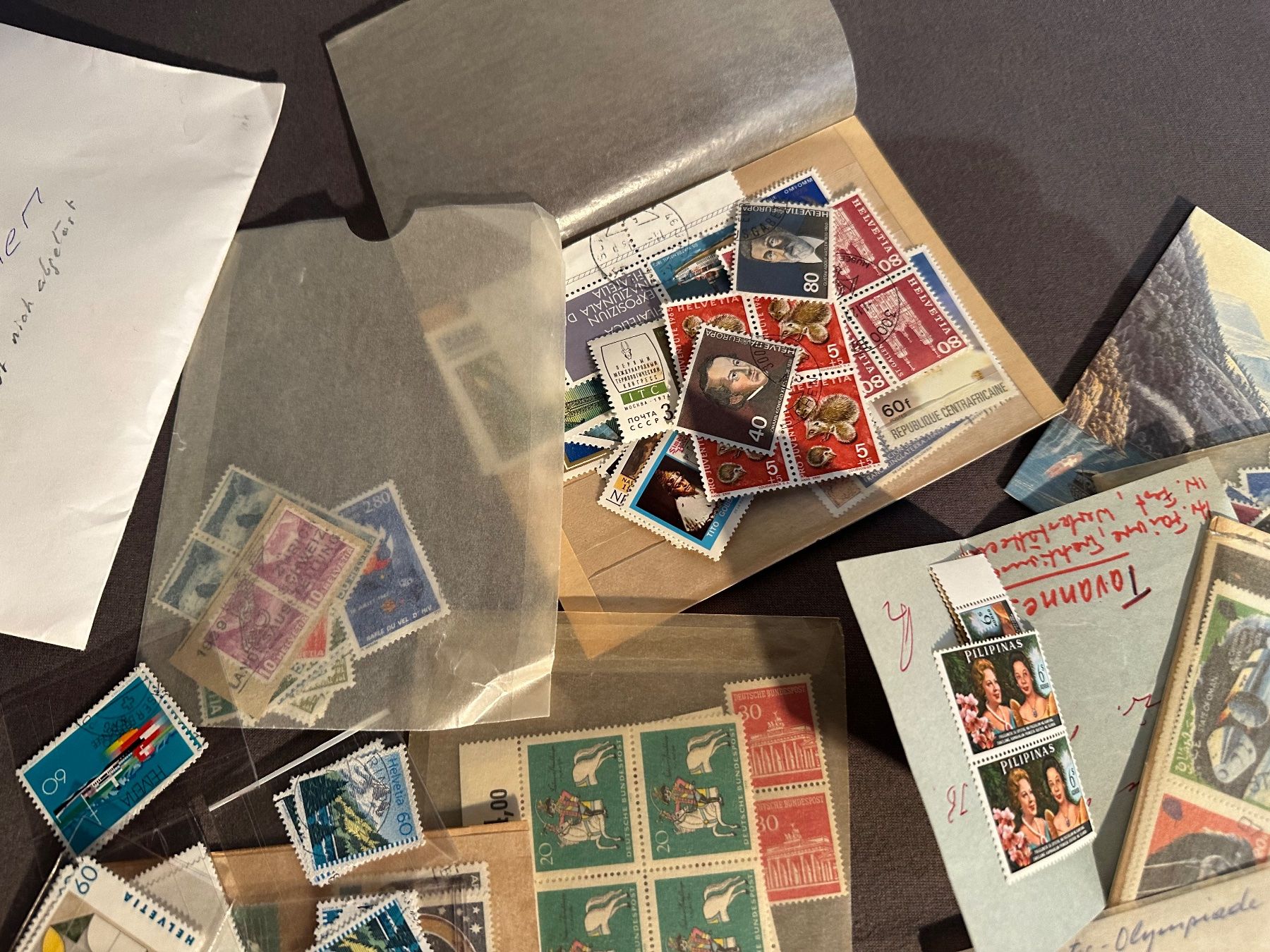 Alle Briefmarken: Schweiz und Weltweit Briefmarken Lot – Gebraucht aus Stettfurt von 2442 1