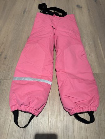 Rosa Skihose/Schneehose von H&M, Grösse 134/8-9 Jahre