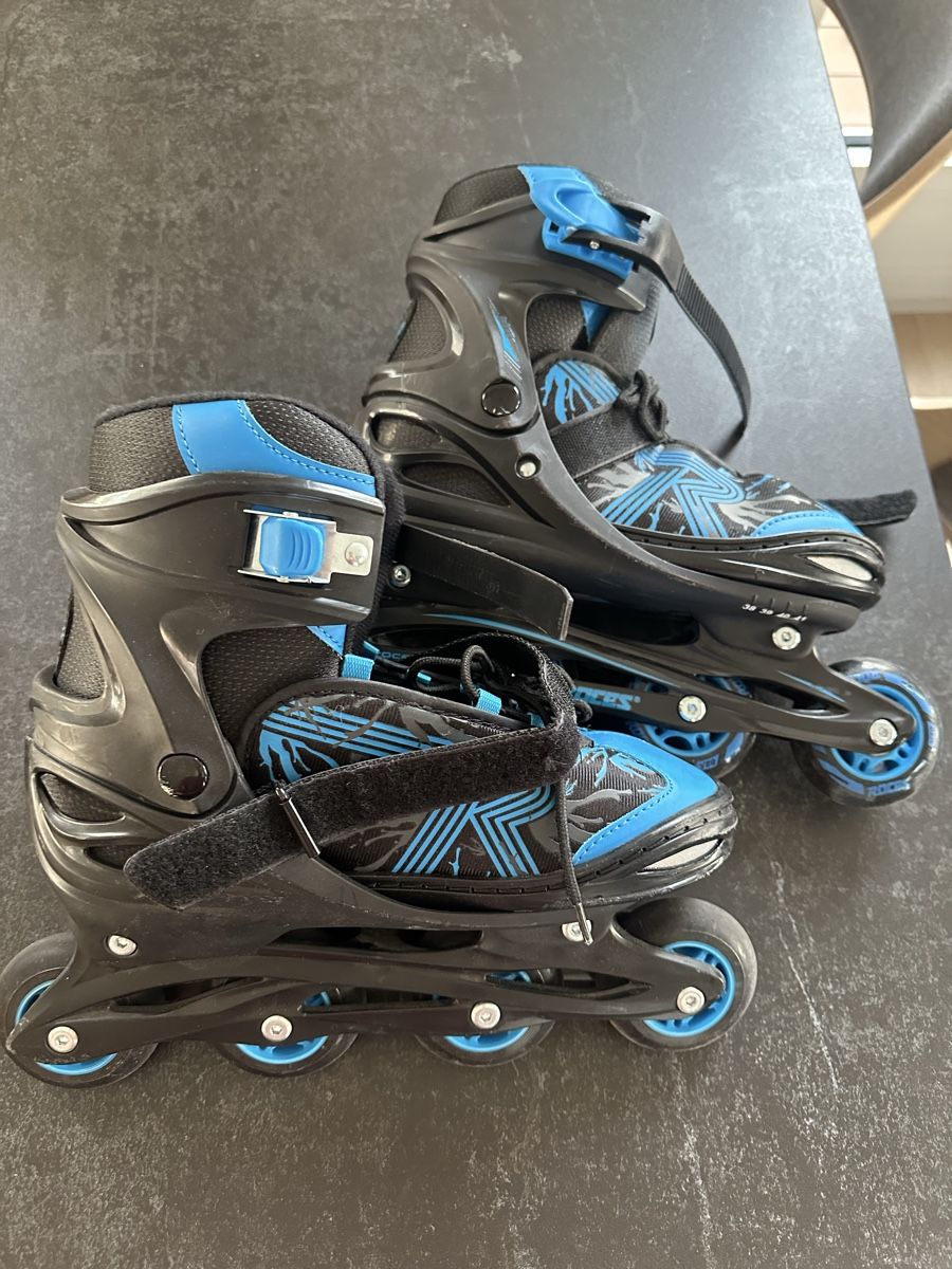 Pattini in linea & Pattini a rotelle: Roces Inline Skates verstellbar, Grösse 38-41, Schwarz – Usato da Brütten venduto da Mpatt 3
