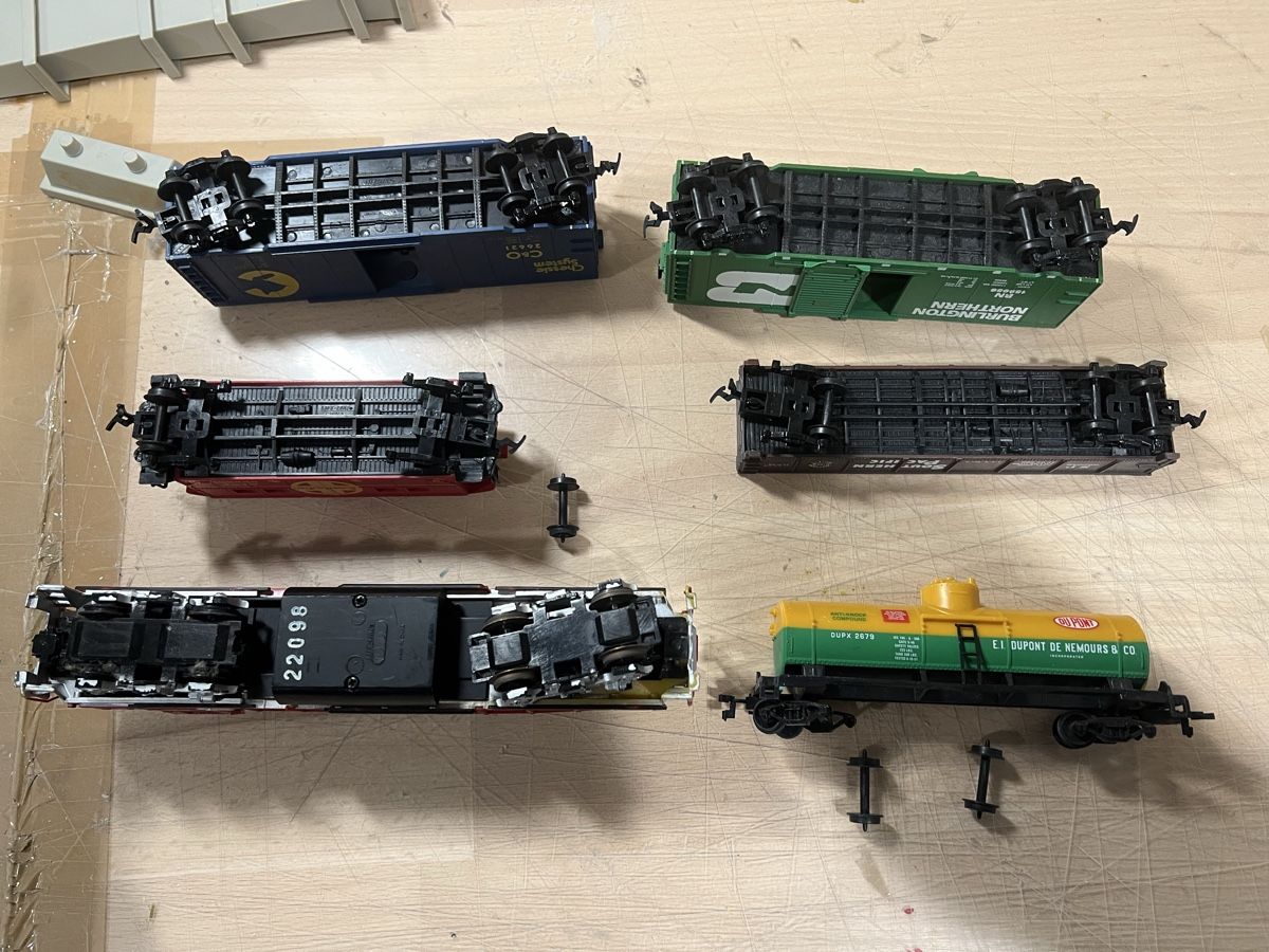 Modellini di ferrovie: Amerikanische Modellbahn HO – Usato da Dübendorf venduto da Troggy 1