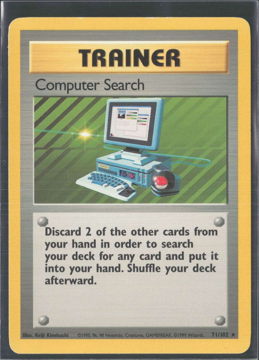 Pokémon Sammelbilder & Trading cards: POKÉMON / Computer Search / Base Set 🇺🇸 – Gebraucht aus Herzogenbuchsee von TCG-High-Quality