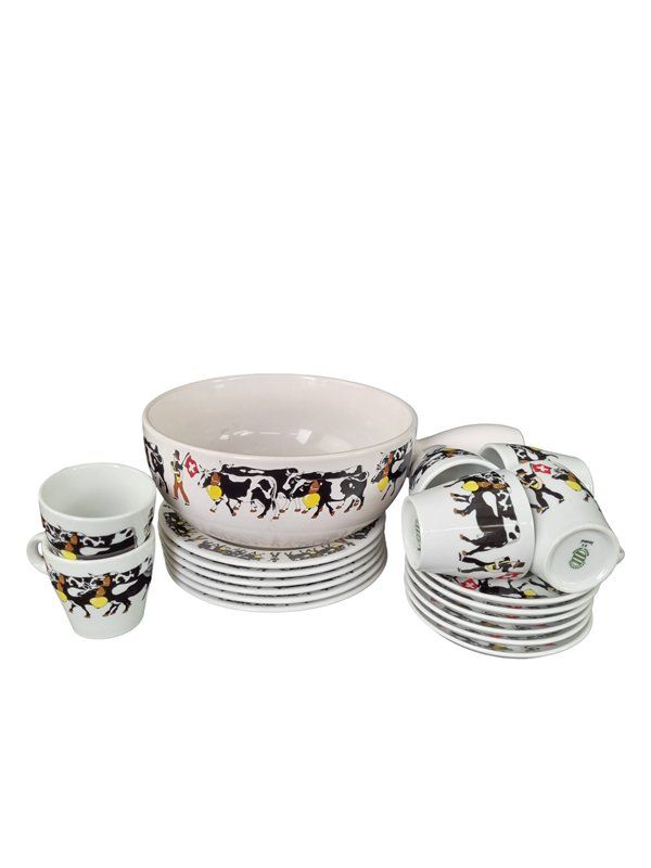 Set di piatti: ISHONI Fondue Set – Usato da Wangen b. Olten venduto da Restwert_Wangen