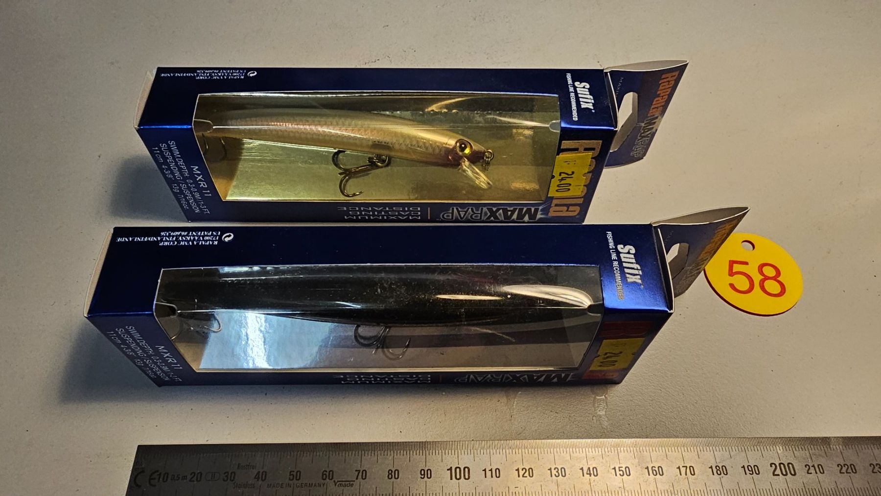 Rapala Esche: 2 Rapala Maxrap Köder, neu & OVP, Top Zustand, Max Casting – Nuovo e nell'imballaggio originale da Abtwil SG venduto da Fischerei_Artikel