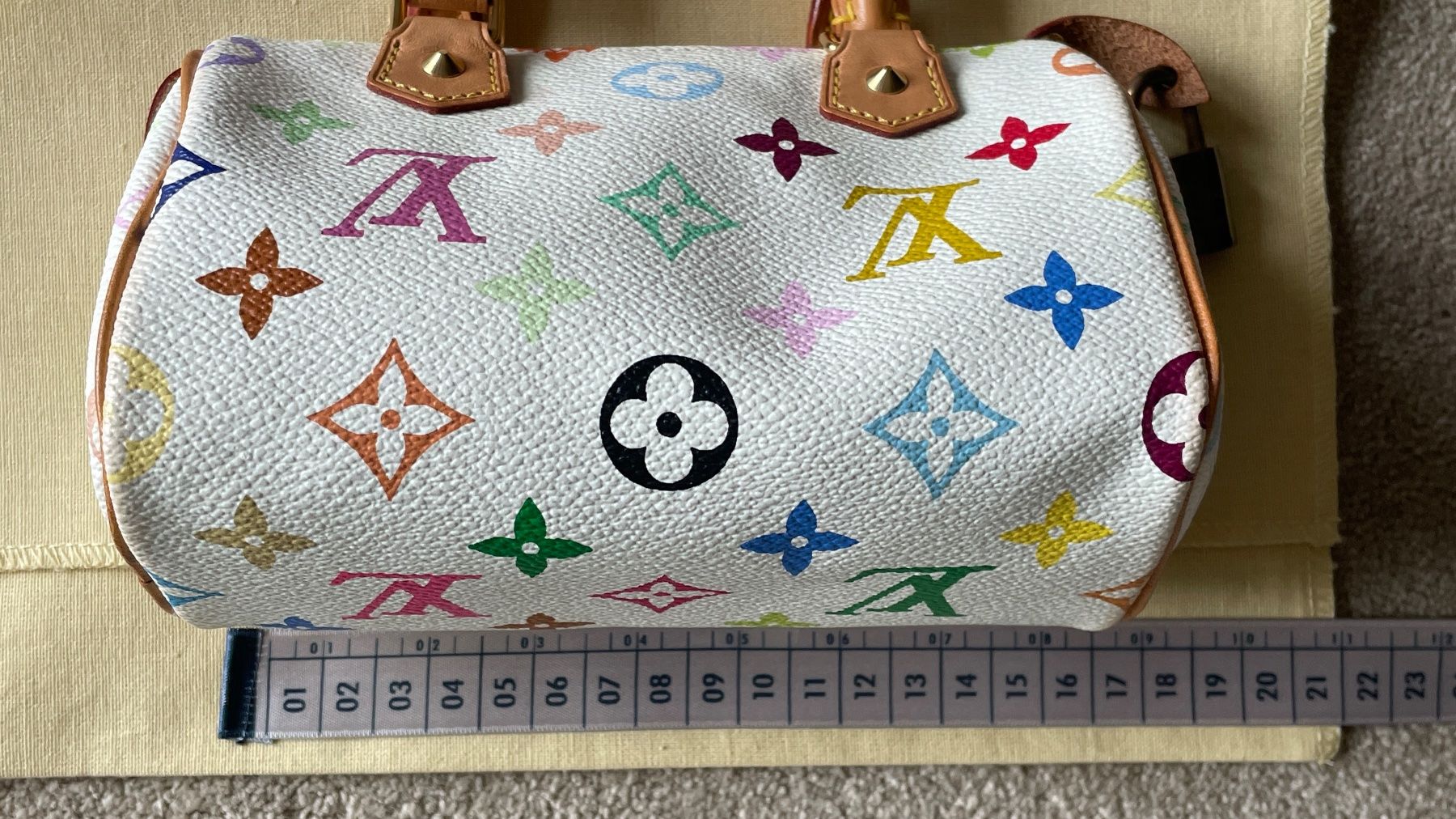 Louis Vuitton Borse da donna: Louis Vuitton Speedy Nano Multicolor Murakami – Usato da Jussy venduto da Retrove 7
