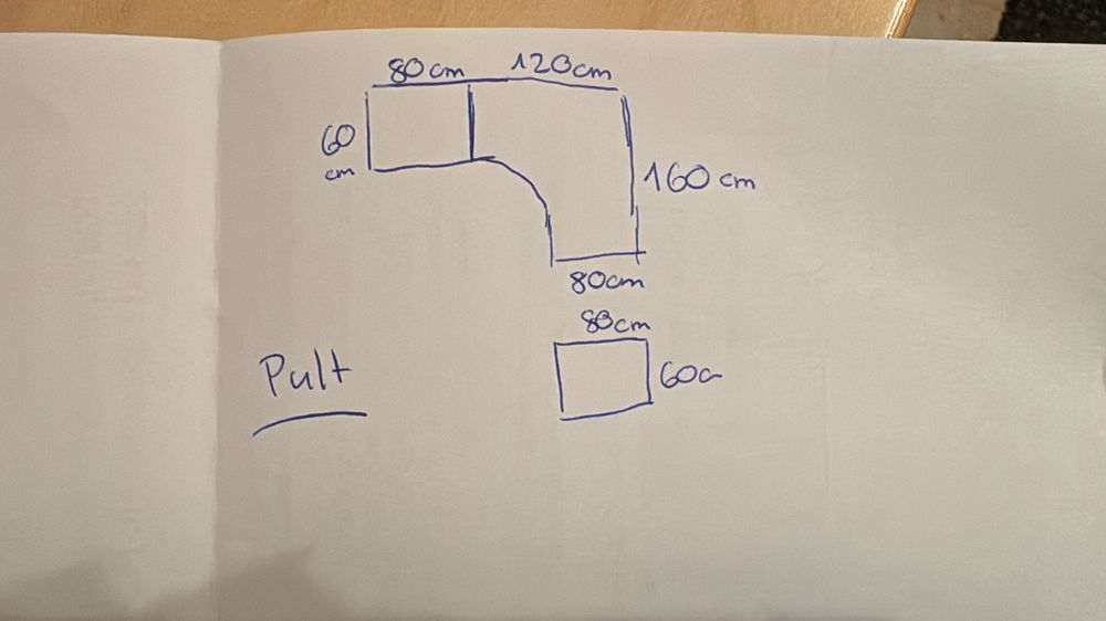 Ikea Scrivanie: Ikea Eckschreibtisch min.120cmx160cm mit 2 Verlängerungen – Usato da Hofstetten SO venduto da Pippapippo 4