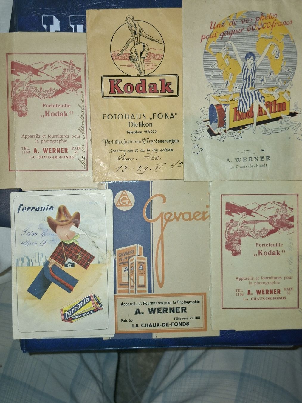 Kodak Pellicole: Div. Broschüren eca.. Kodak / Gevaert – Usato da Balgach venduto da SIMEON27 2