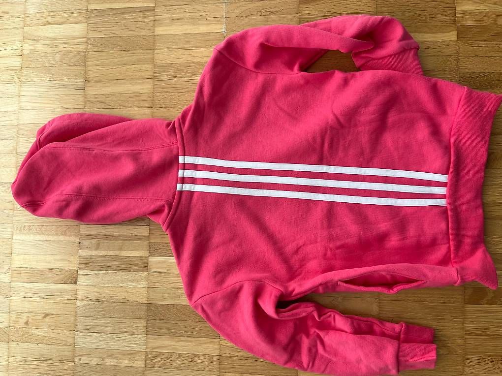 Adidas Jacken & Mäntel: Adidas Sweat Kaputzen Jäckli Gr.116 – Neu (gemäss Beschreibung) aus St. Gallen von Bhallo01 1