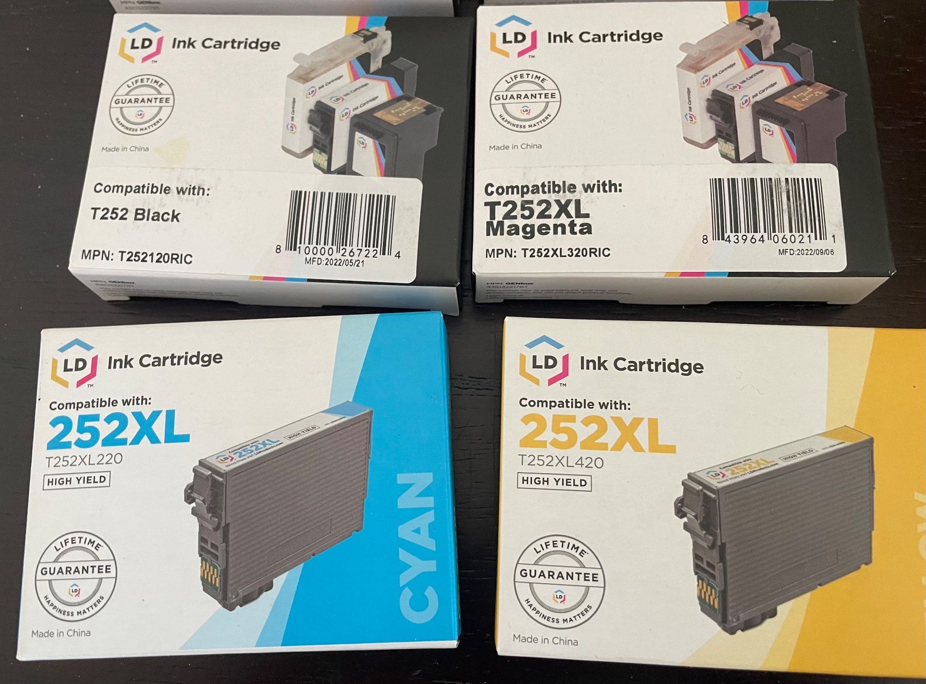 Epson Cartucce per stampanti & toner: 6 Printer cartridges , compatibel mit T252 für Epson Printer – Usato da Zuerich venduto da poeteterli 1