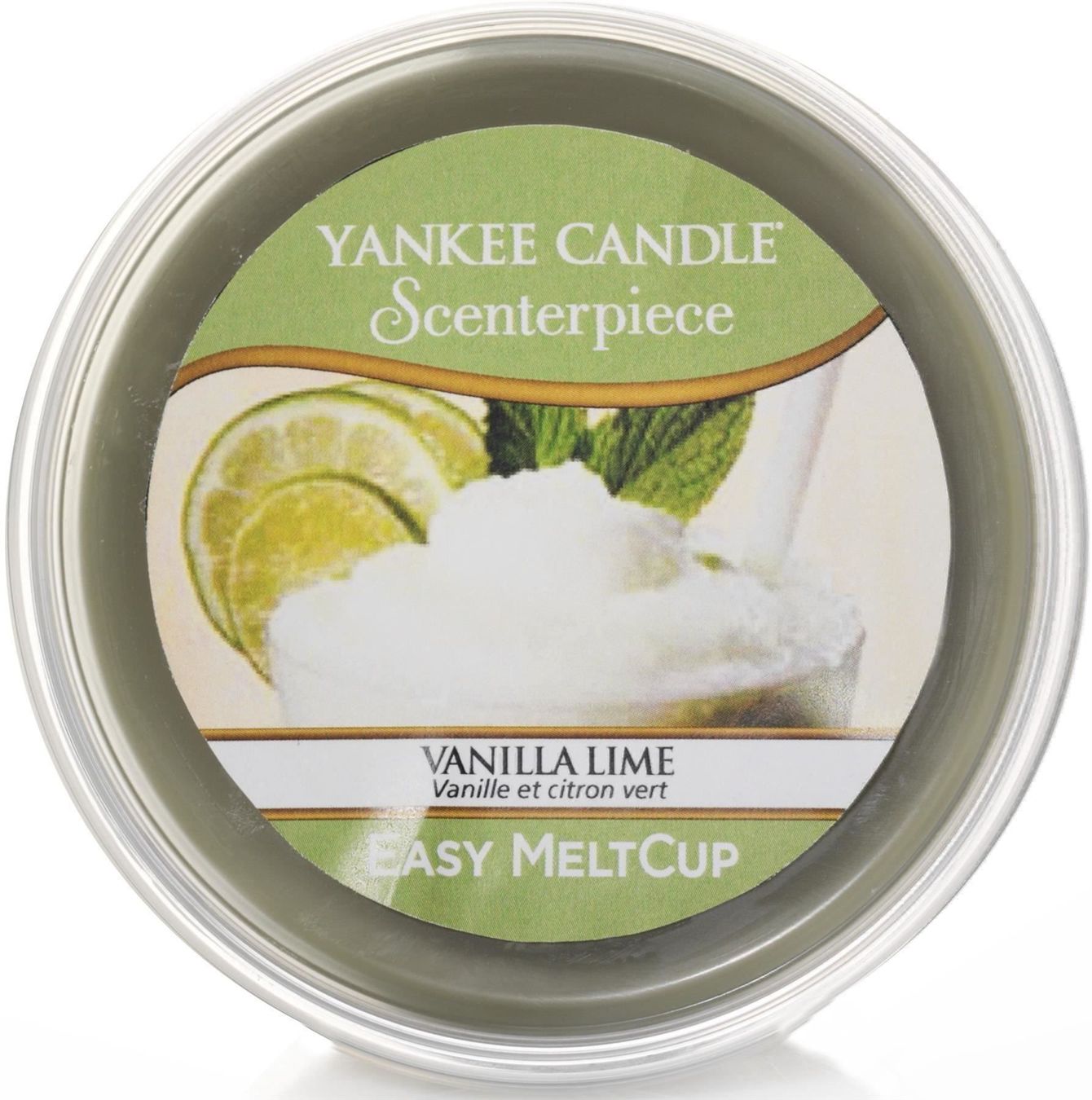 Yankee Candle Candele: Yankee Candle Vanilla Lime Melt Cup – Nuovo e nell'imballaggio originale da Langwiesen venduto da rtWebshop