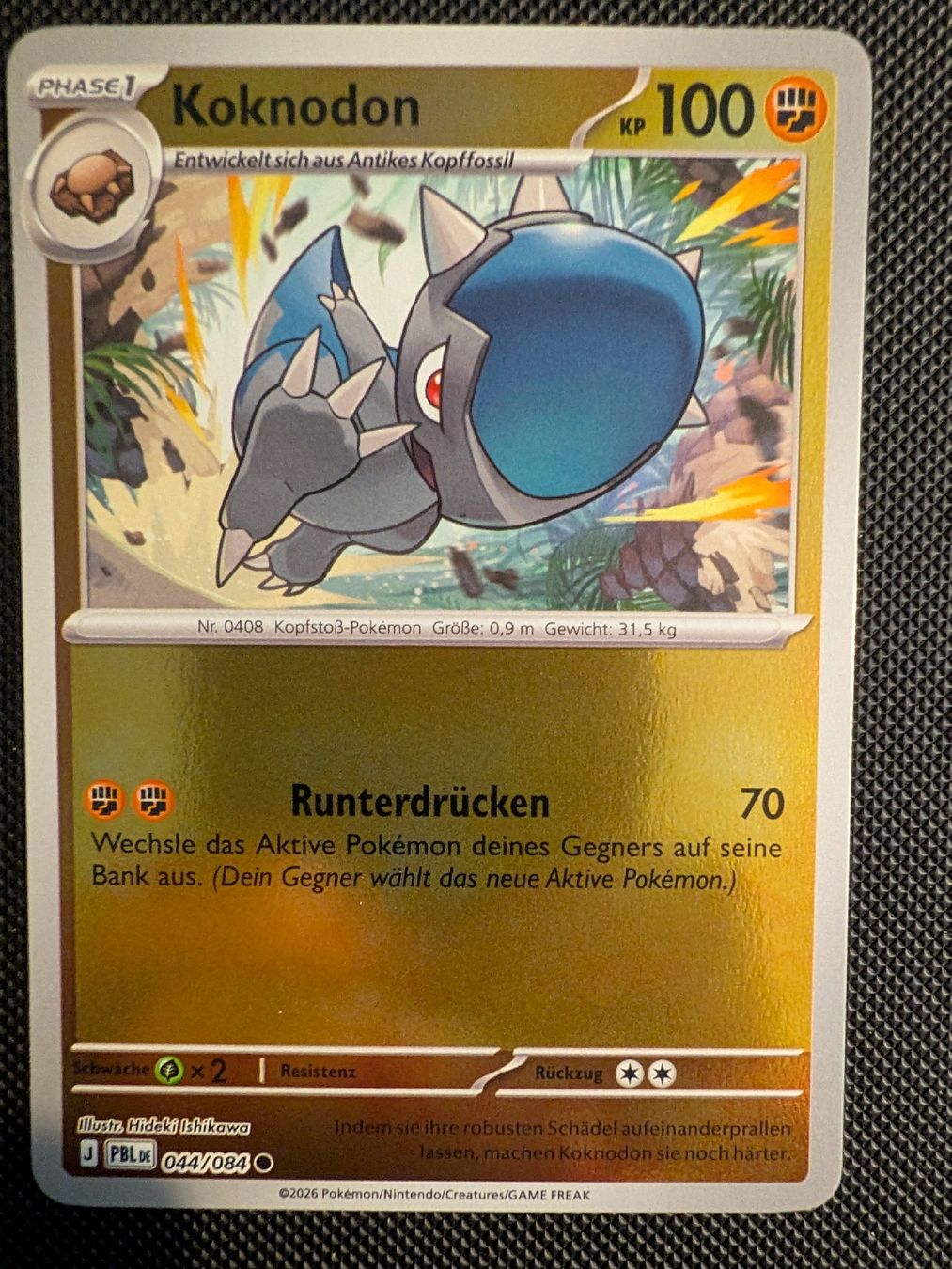 Pokémon Carte collezionabili: Koknodon (Cranidos) – Nuovo (secondo la descrizione) da Märstetten venduto da eri_9lt8