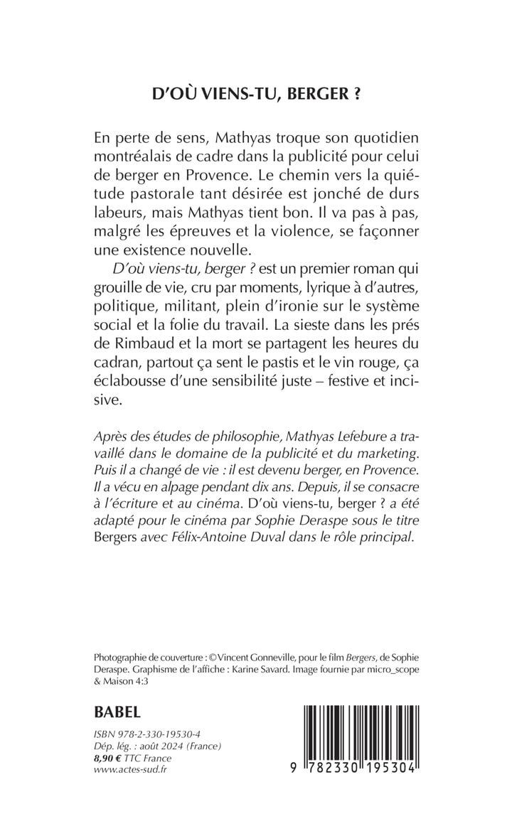 Libri: D'où viens-tu, berger ? – Usato da Neuchâtel venduto da Dualseele 1
