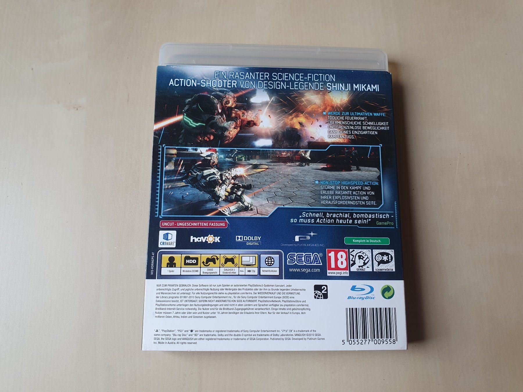 Sony Giochi: Vanquish – Usato da Stansstad venduto da collectorsshop 1