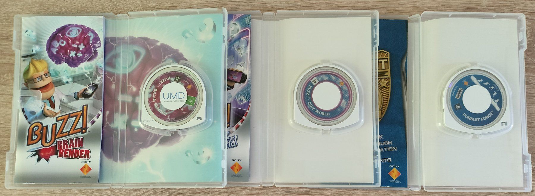Sony Spiele: 3 jeux PSP – Gebraucht aus Grandson von proekt 1