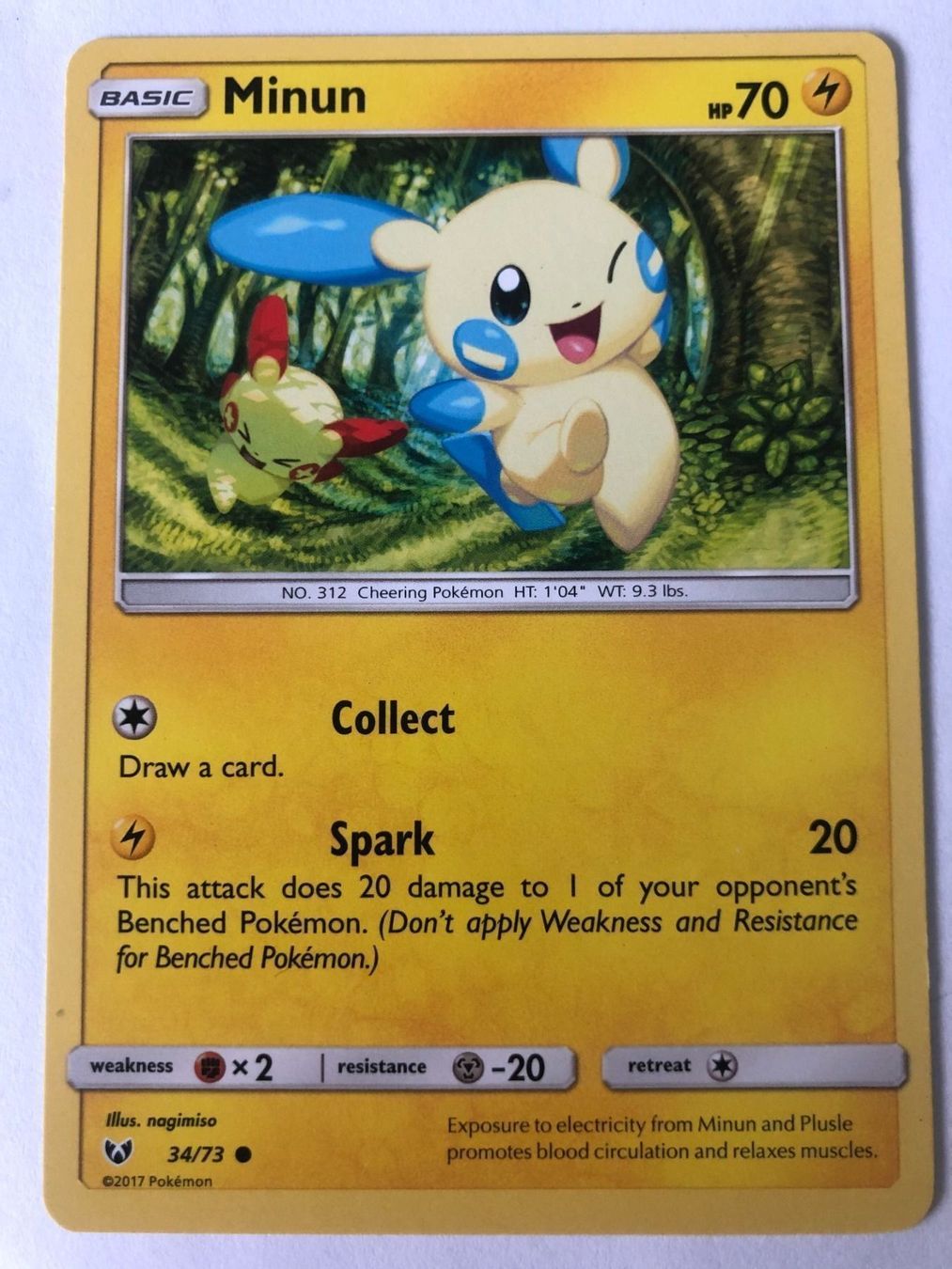 Pokémon Sammelbilder & Trading cards: Minun - Pokemon - TCG EN – Neu (gemäss Beschreibung) aus Nussbaumen AG von Pika-Shop
