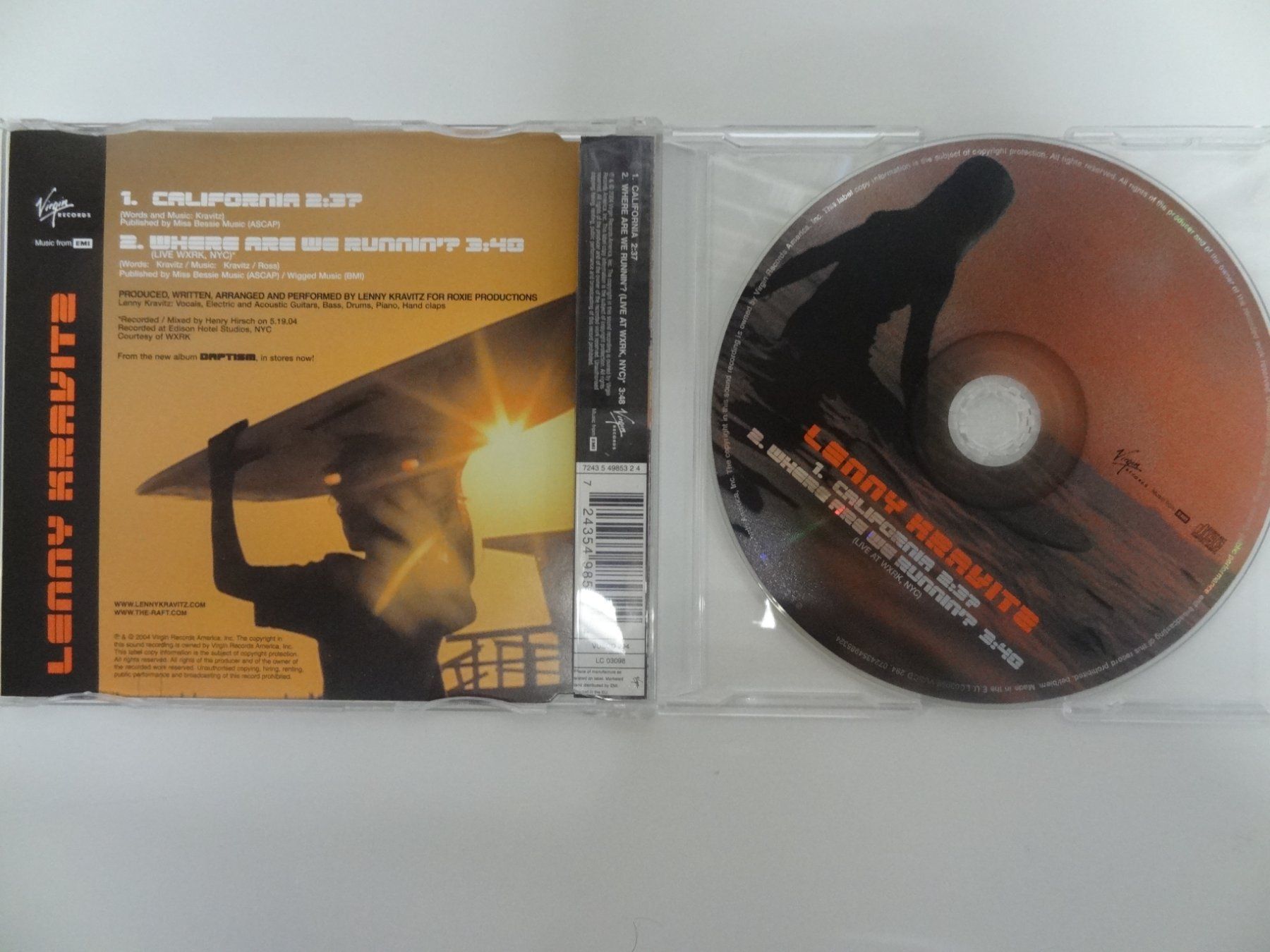 CD: Lenny Kravitz, California – Usato da luzern venduto da musicandart 1