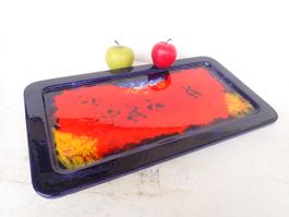 Mantel Keramik Elgg Platte Tortenplatte Vintage Fruchtschale