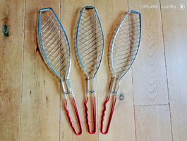 3 Grill Fischbräter, Gemüse & kleine Fleischstücke
