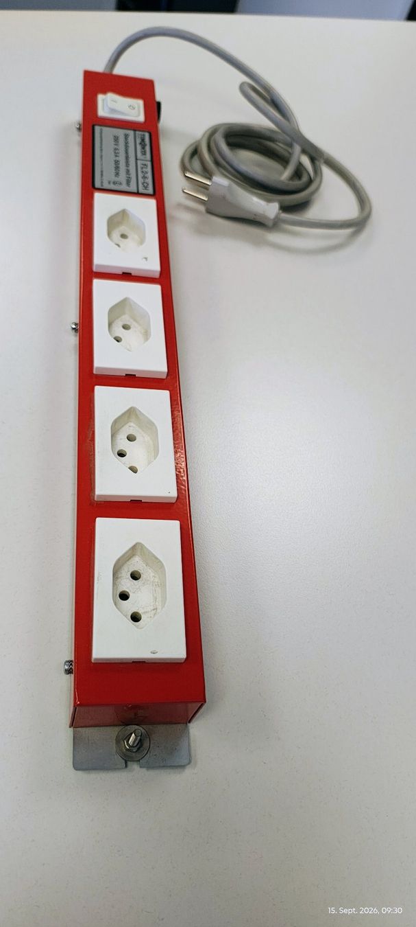 Spine: Timonta FL2-6-CH Steckdosenleiste mit Filter – Nuovo (secondo la descrizione) da Bülach venduto da Surbetone 2